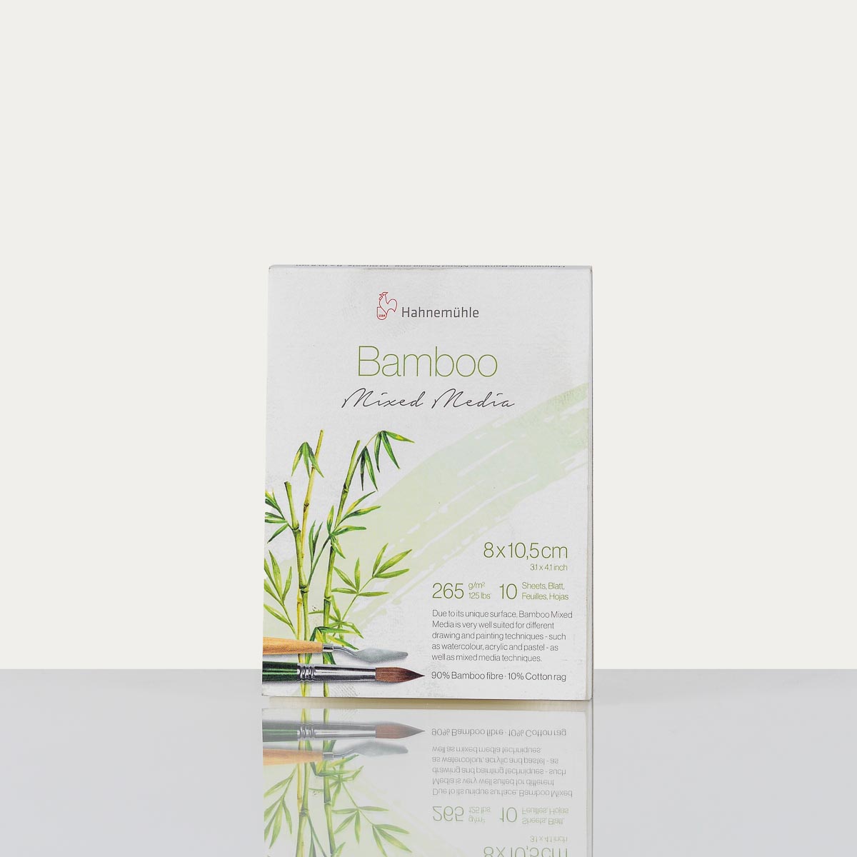 Traditional Hahnemuhle Bamboo MiniPad 265gsm 80x105mm (10 Sheets)