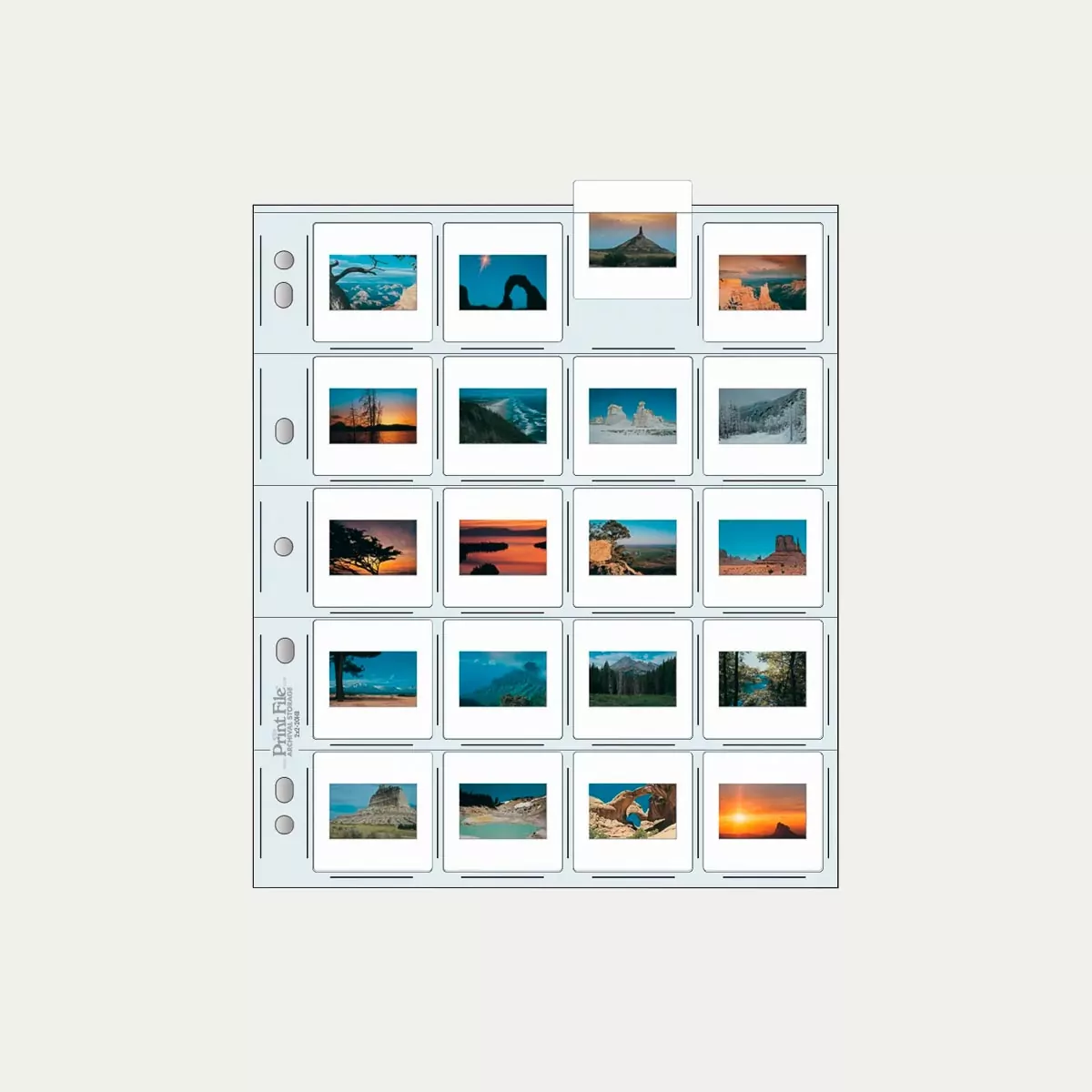 Print File 20HB Slide Pages 2×2 (100 Pack)