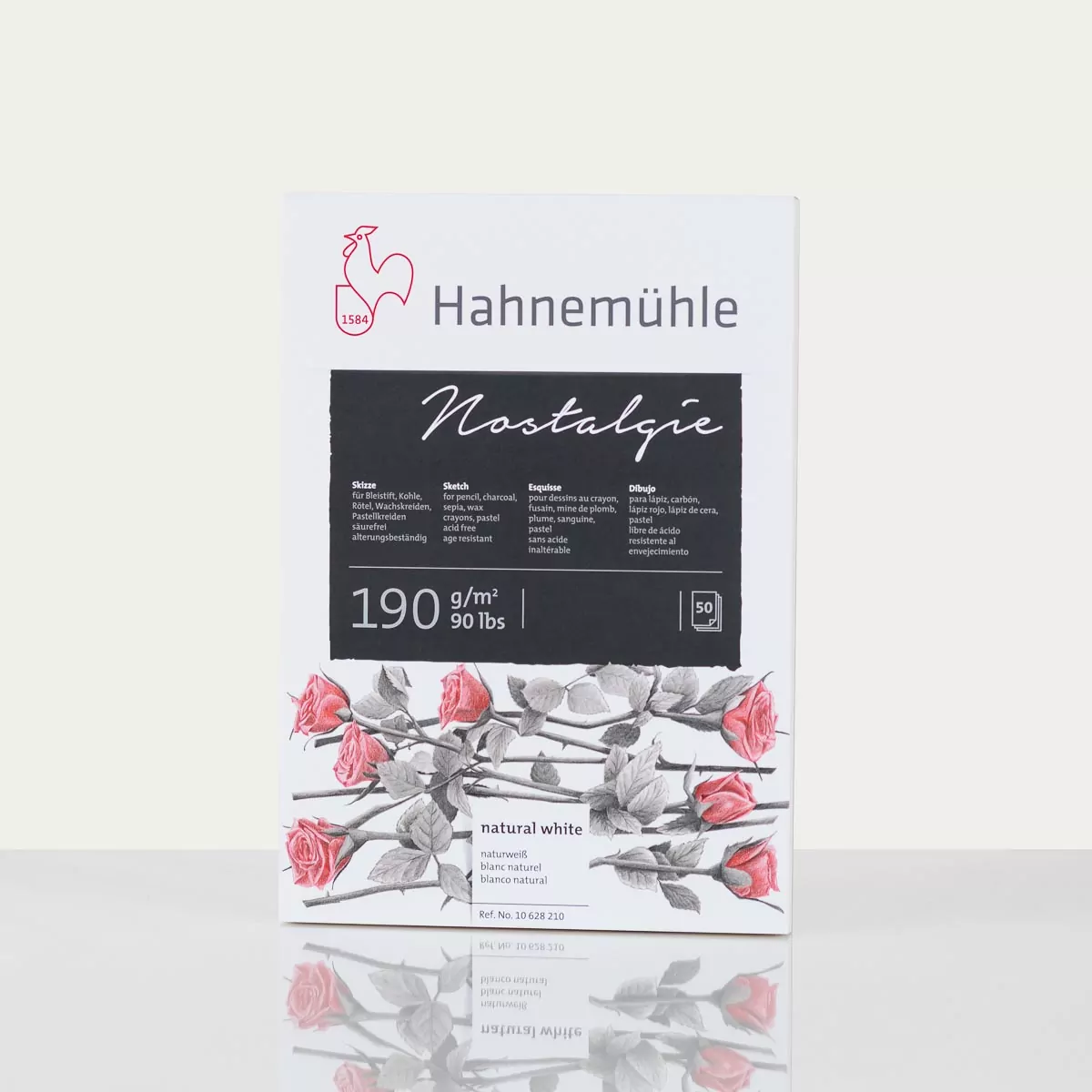 Traditional Hahnemuhle SketchPad "Nostalgie" 190gsm DIN A5  (50 Sheets)