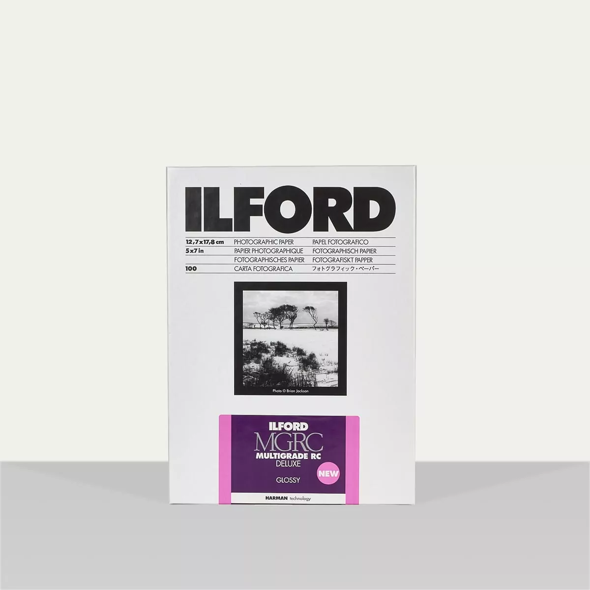 ILFORD MULTIGRADE RC DELUXE MGRCDL1M 12.7×17.8cm (100 sheets)