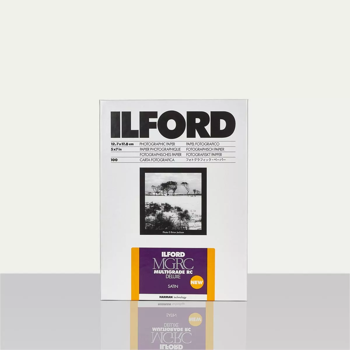 ILFORD MULTIGRADE RC DELUXE MGRCDL25M 12.7×17.8cm (100 sheets)