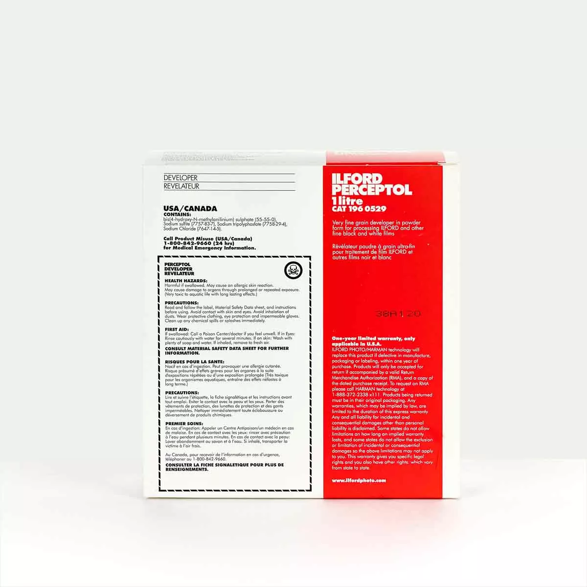 ILFORD POWDER CHEMS PERCEPTOL DEV 1lt