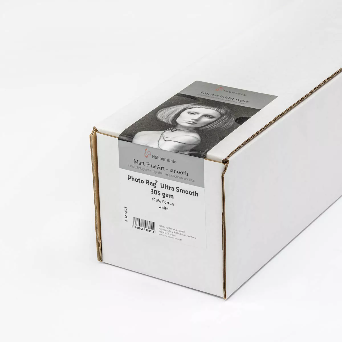 Hahnemuhle Photo Rag UltraSmooth 305gsm 44"(111cm)x12m roll